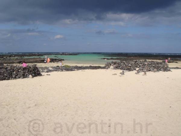 Lanzarote - Plaža blizu Orzole