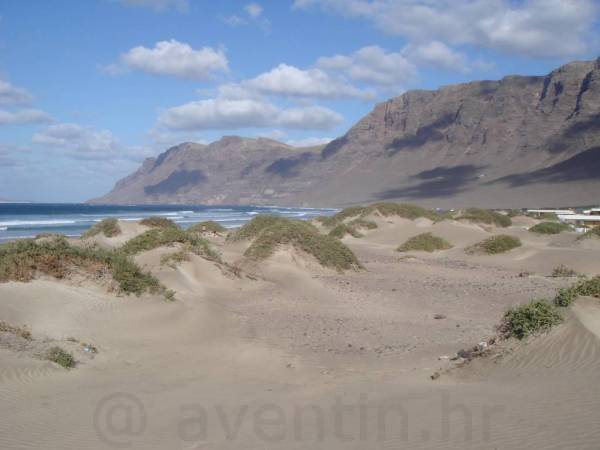 Lanzarote - Velika pješčana plaža Famara